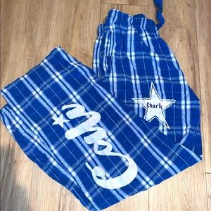 California Allstars plaid PJ pants.